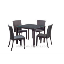 Sala de jantar set uso específico Rattan / Wicker mesa de jantar material definido